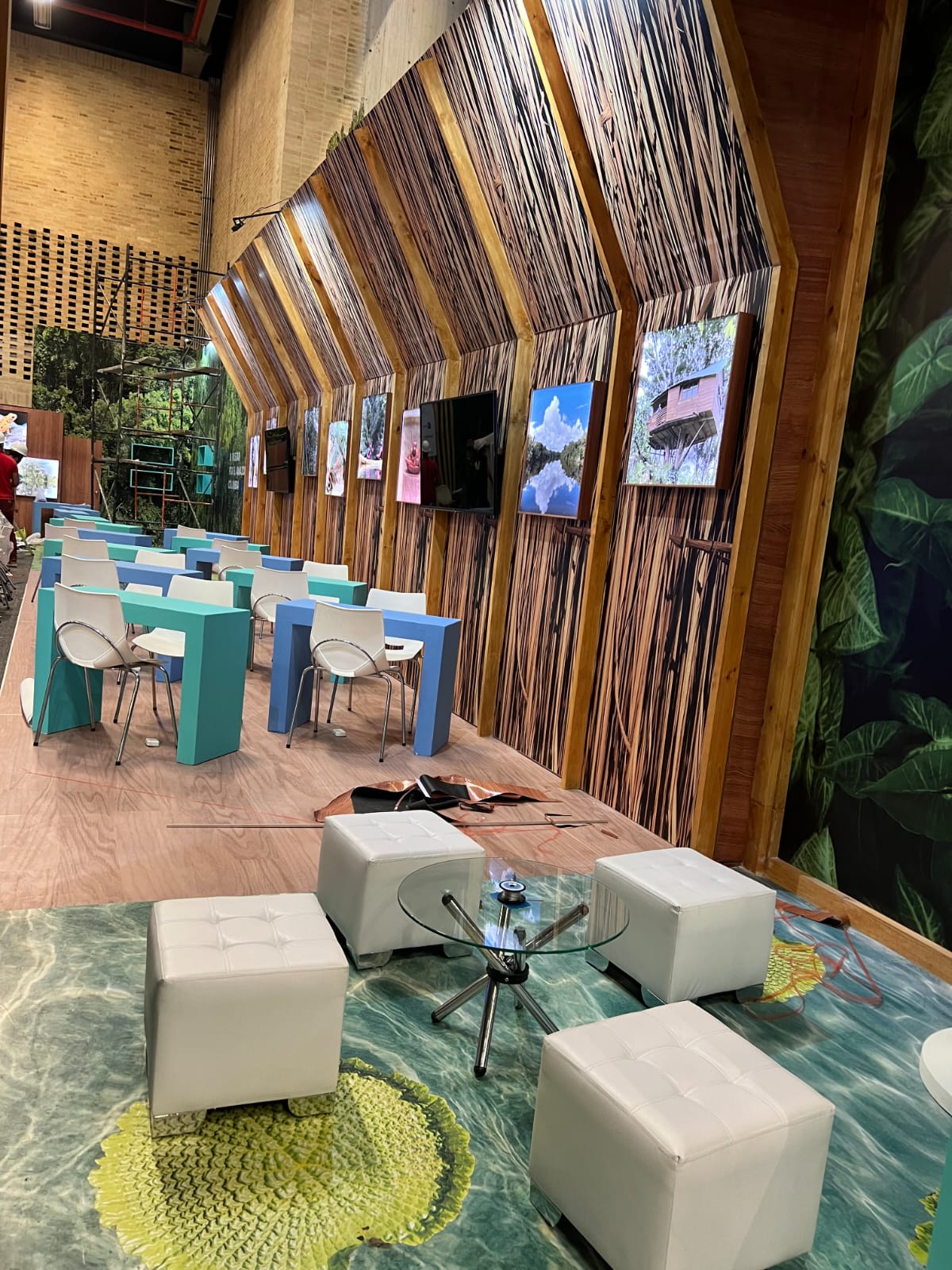 Puff lounge para zona de descanso en evento
